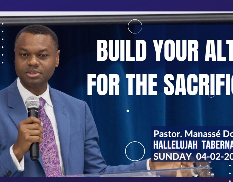 SUNDAY APRIL 02, 2023 – BUILD YOUR ALTAR FOR THE SACRIFICE!!!